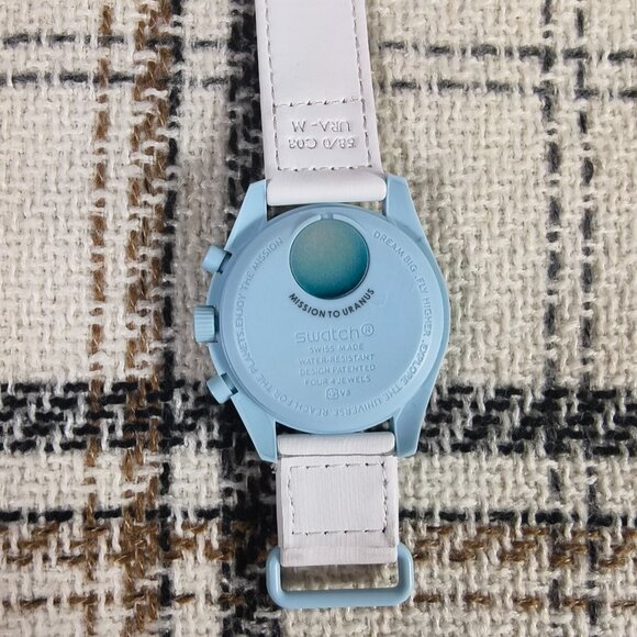 Swatch X Omega Bioceramic Moonswatch Mission To The Uranus Watch - Picture 2 of 5